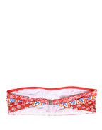 Multicolor Carretto Bandeau Swimsuit Top Swimwear