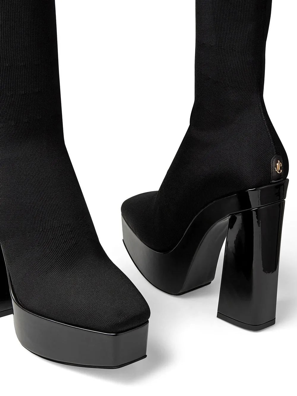 Black Fabric Over The Knee