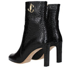 Black Leather Ankle Boots