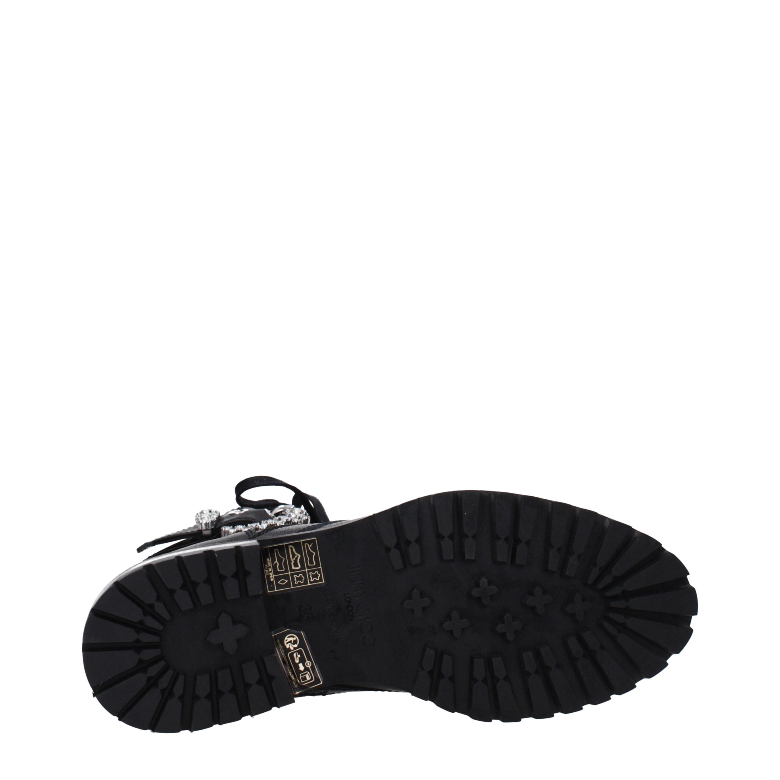 Black Leather Ankle Boots