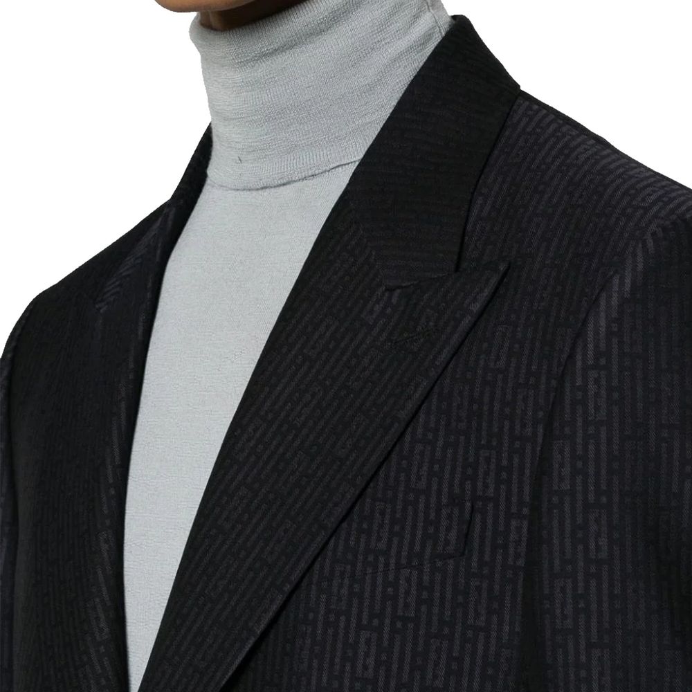 Blue Wool Blazer