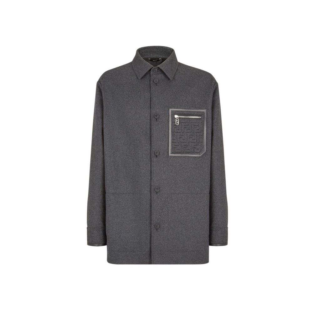 Gray Cashmere Coat