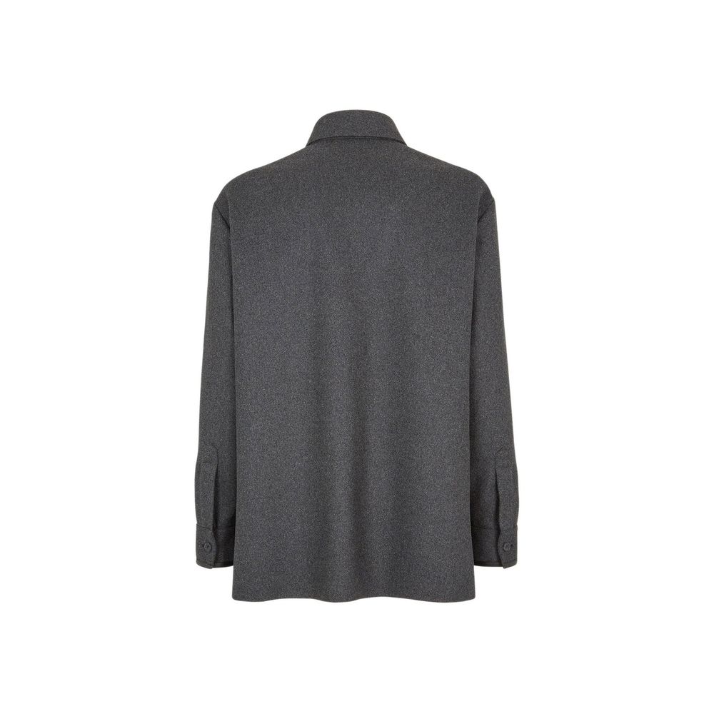 Gray Cashmere Coat