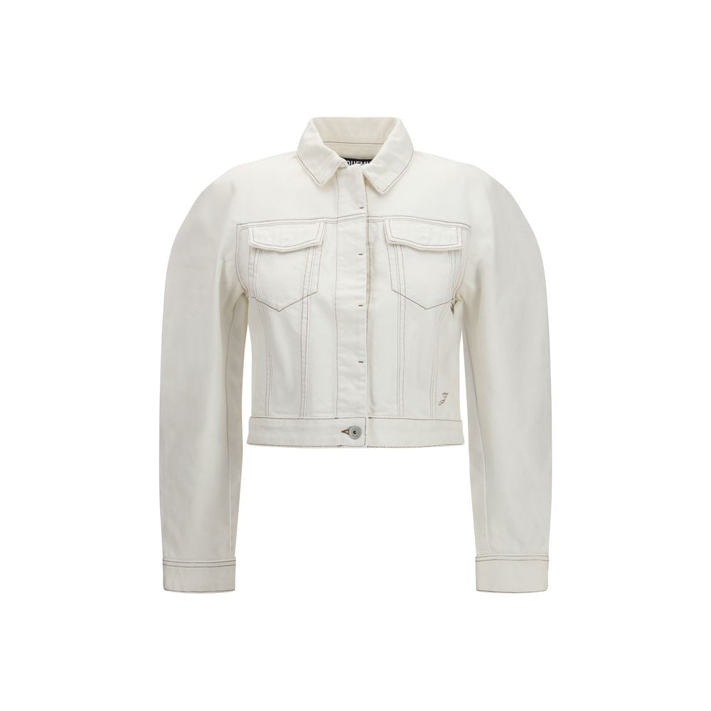 White Cotton Denim Jacket
