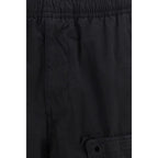 Black Cotton Cargo Pants