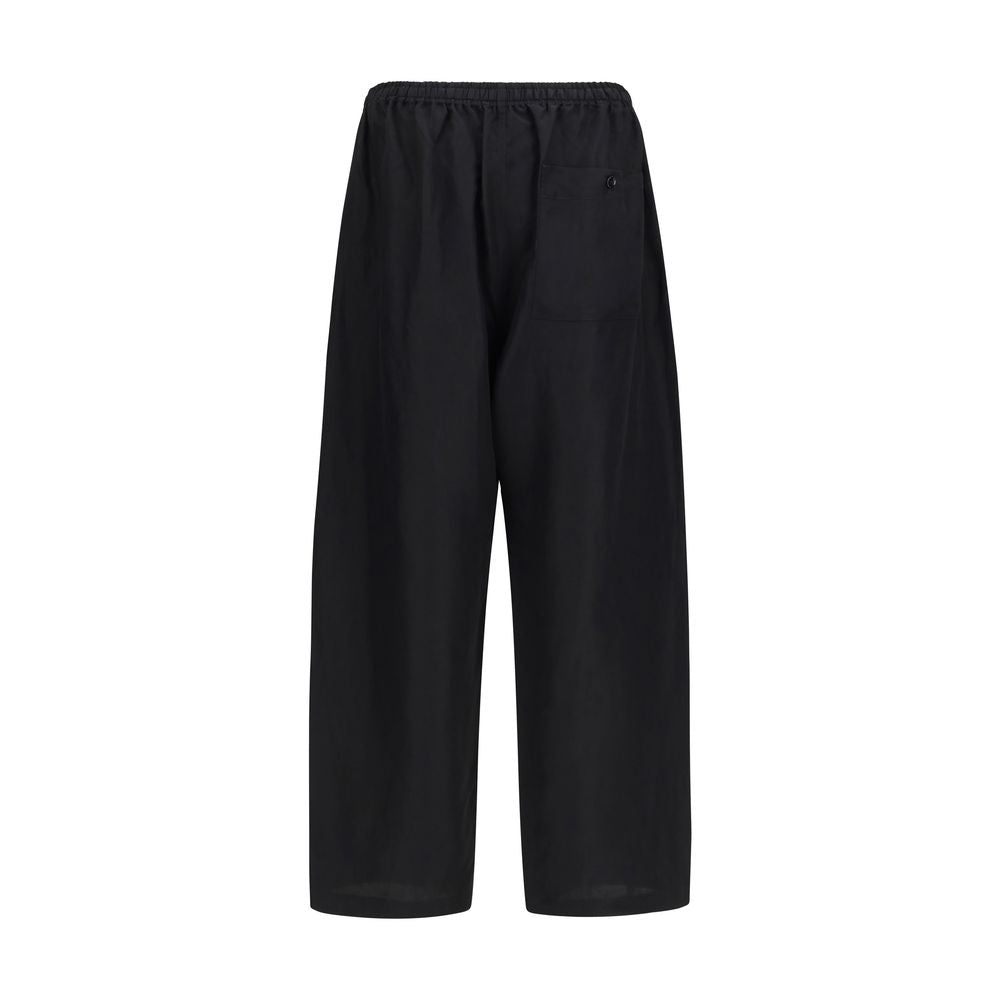 Black Linen Bottoms Sleepwear