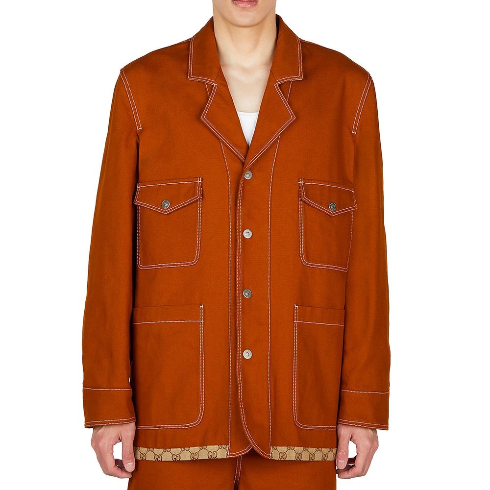 Brown Cotton Coat