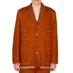 Brown Cotton Coat