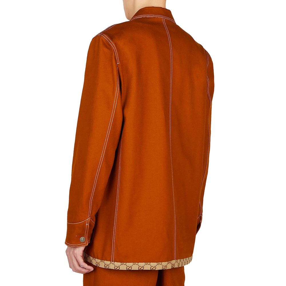 Brown Cotton Coat
