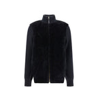 Black Lamb Fur Coat