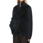 Black Lamb Fur Coat