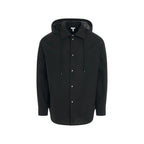 Black Cotton Shell Jacket