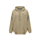 Beige Cotton Shell Jacket