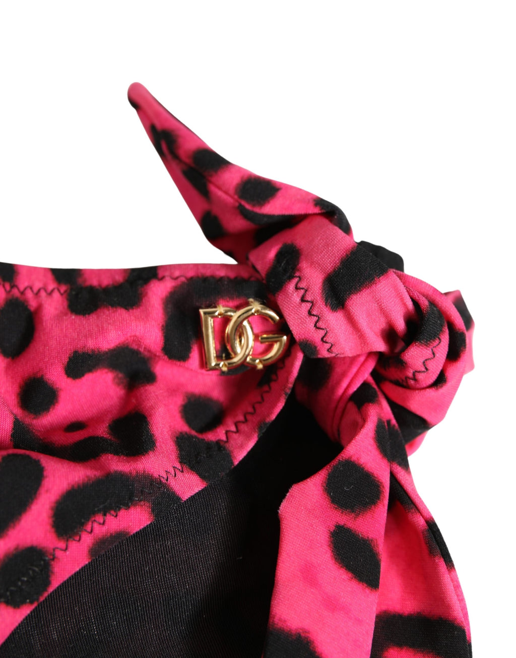 Pink Leopard Print Bikini Bottom Beachwear Swimwear