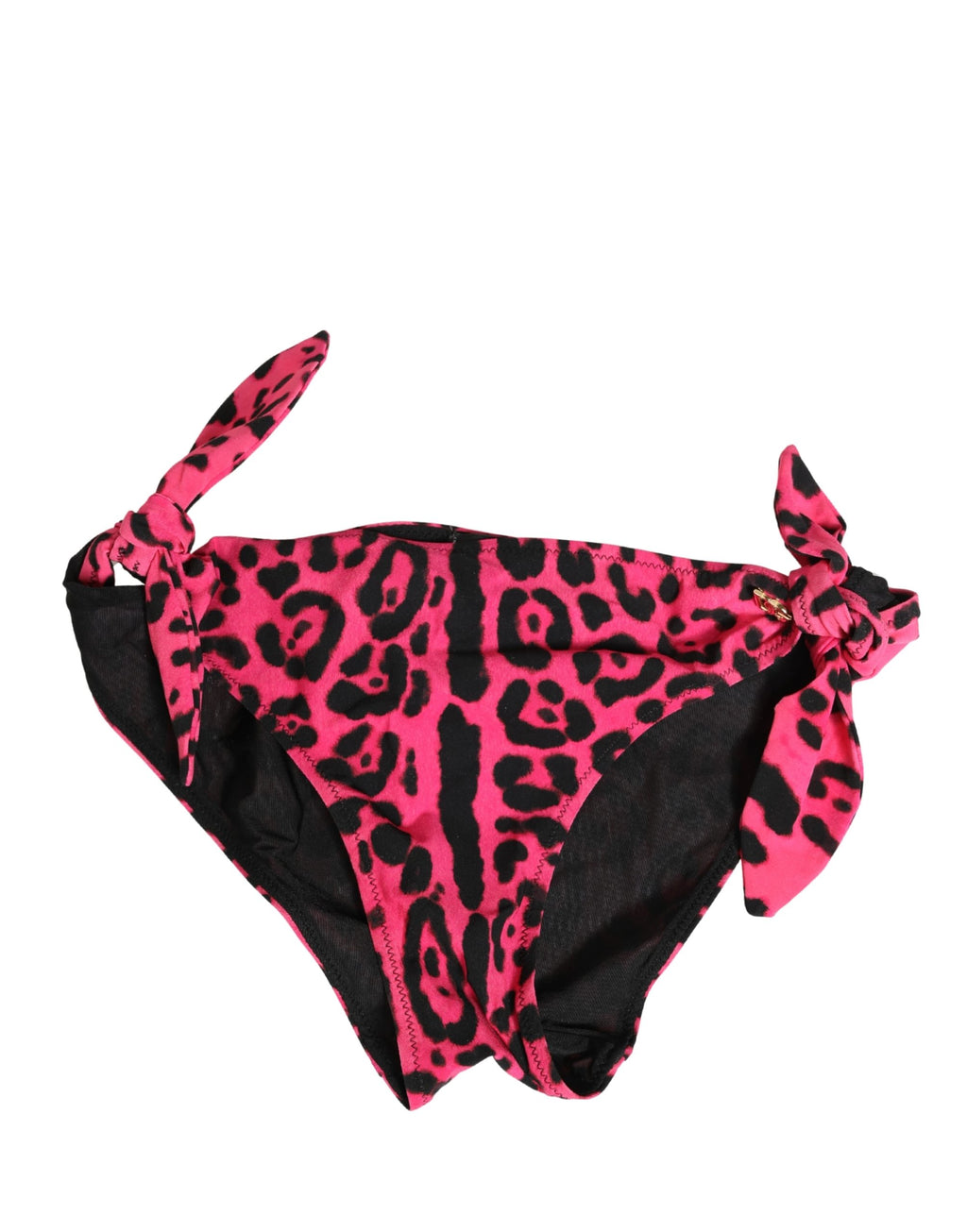 Pink Leopard Print Bikini Bottom Beachwear Swimwear