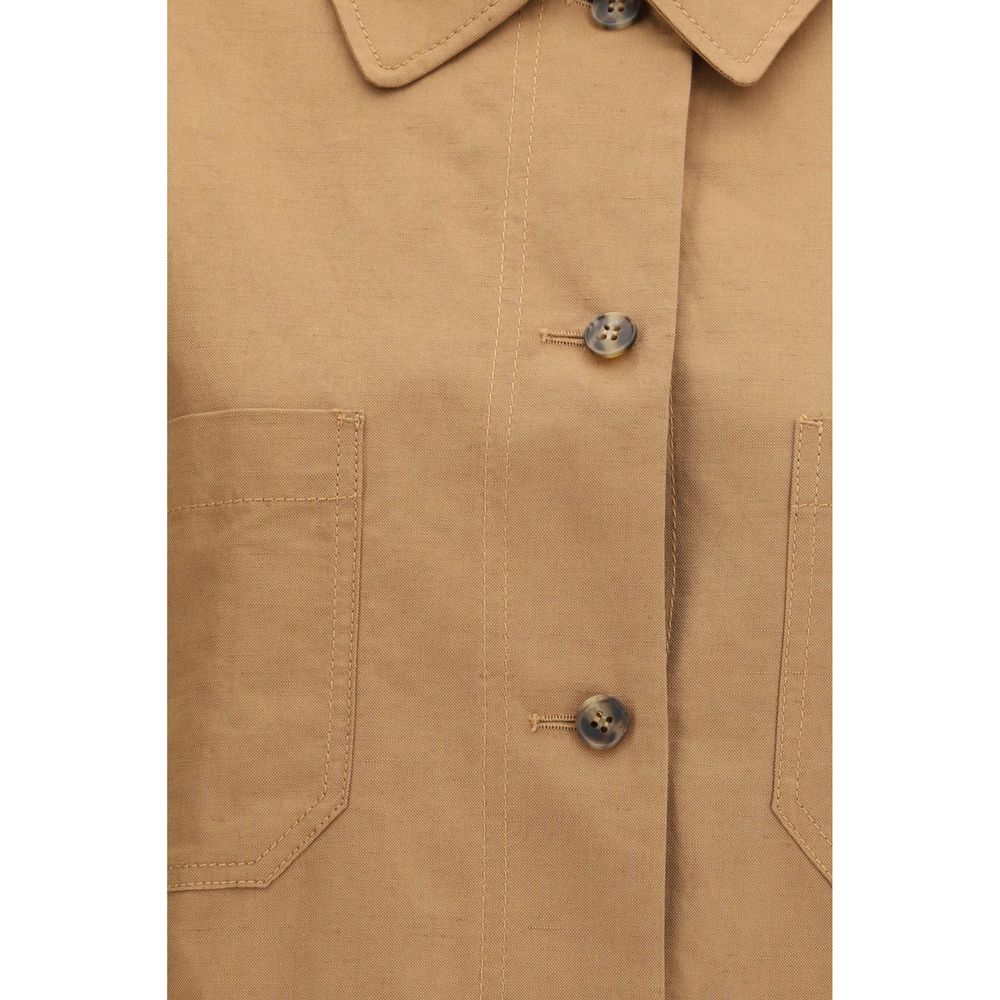 Brown Cotton Coat