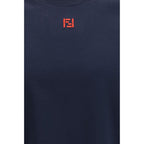 Blue Cotton T-Shirt