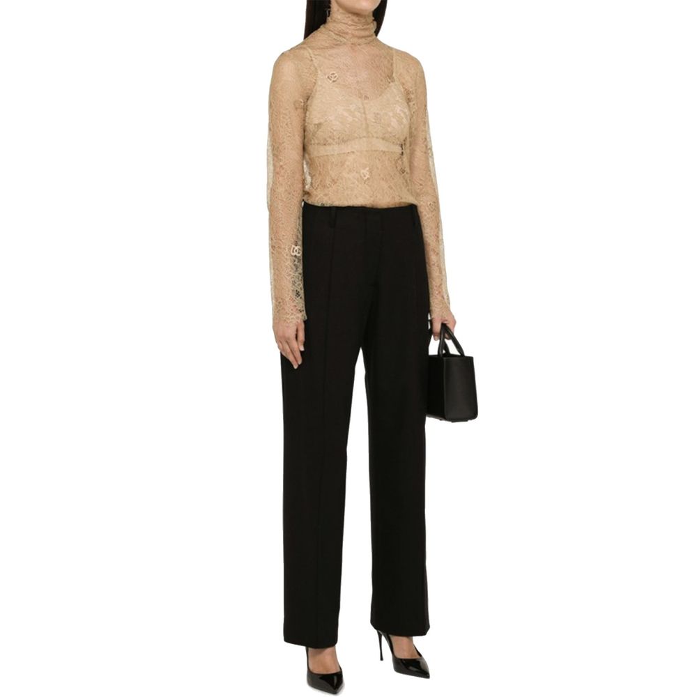 Beige Polyester Tank Tops