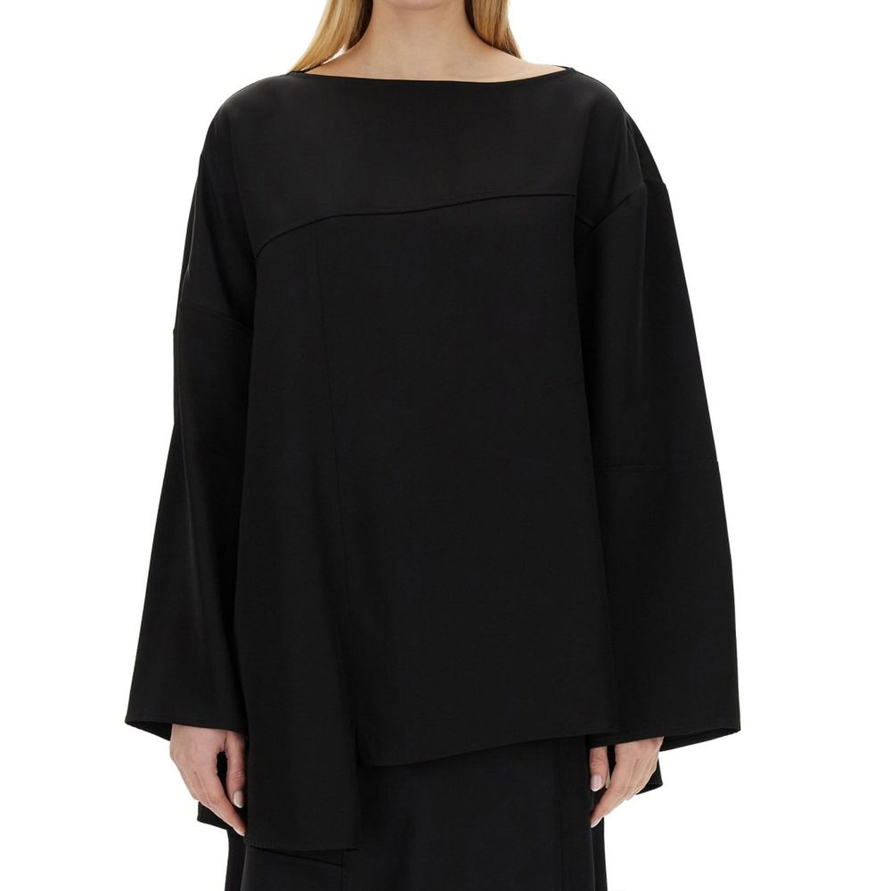 Black Silk Blouse