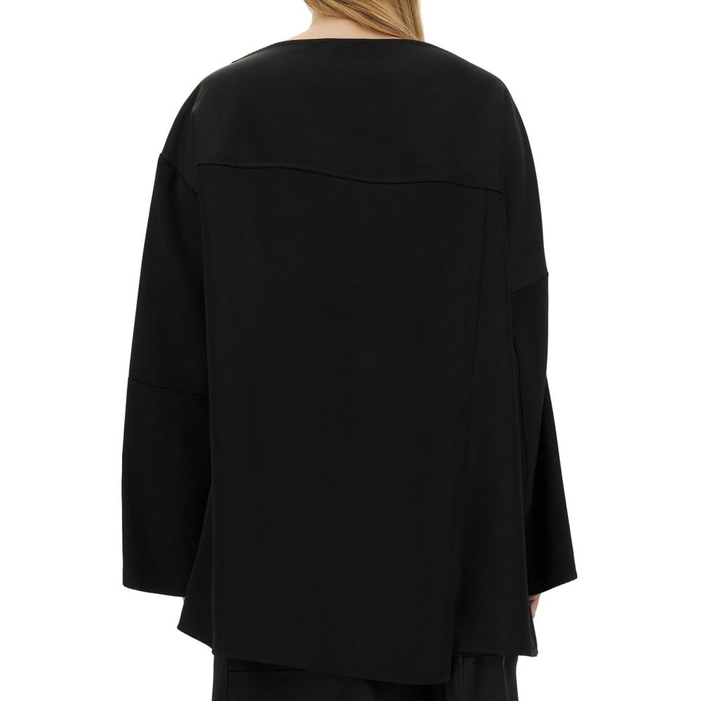 Black Silk Blouse
