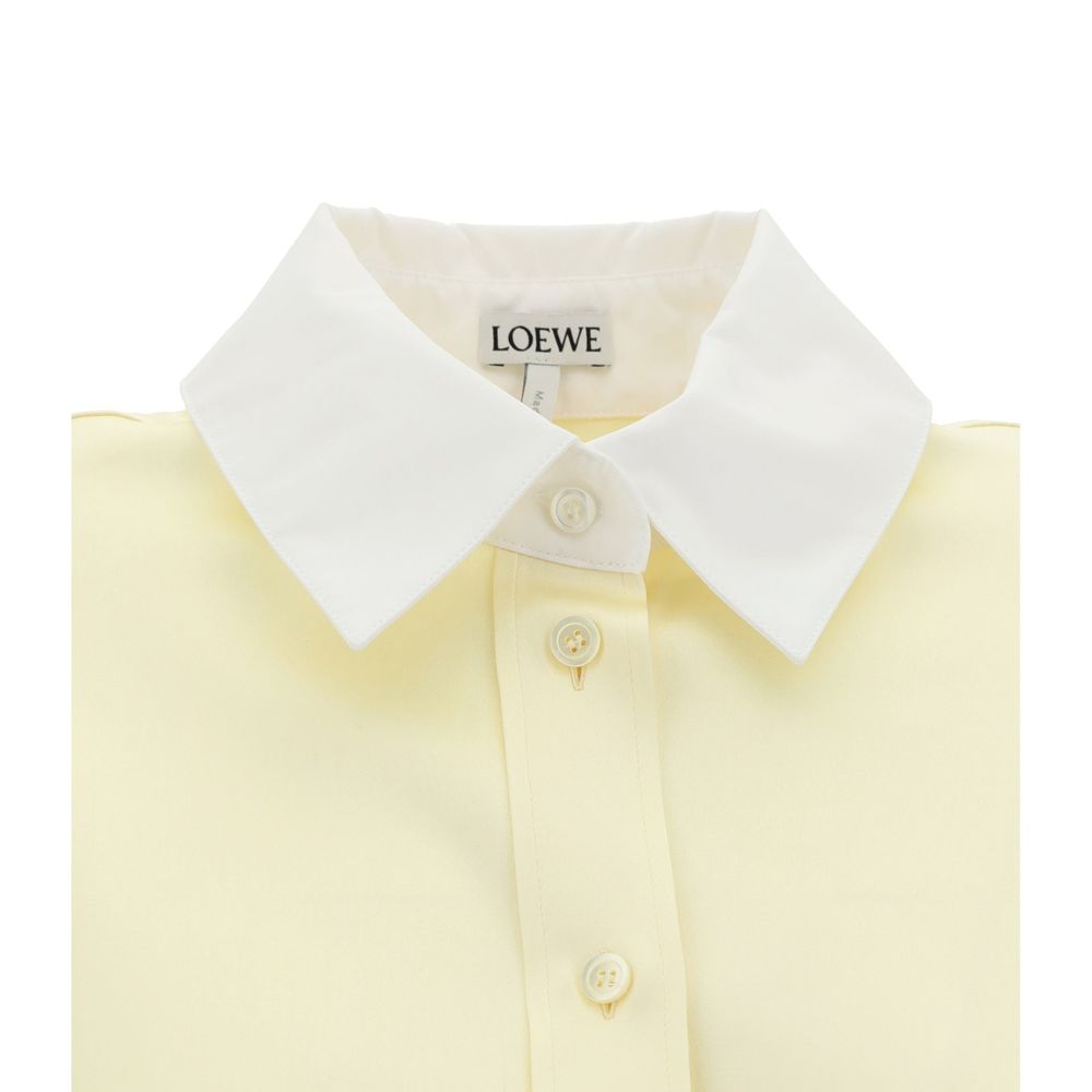 Bicolor Silk Dress Shirt