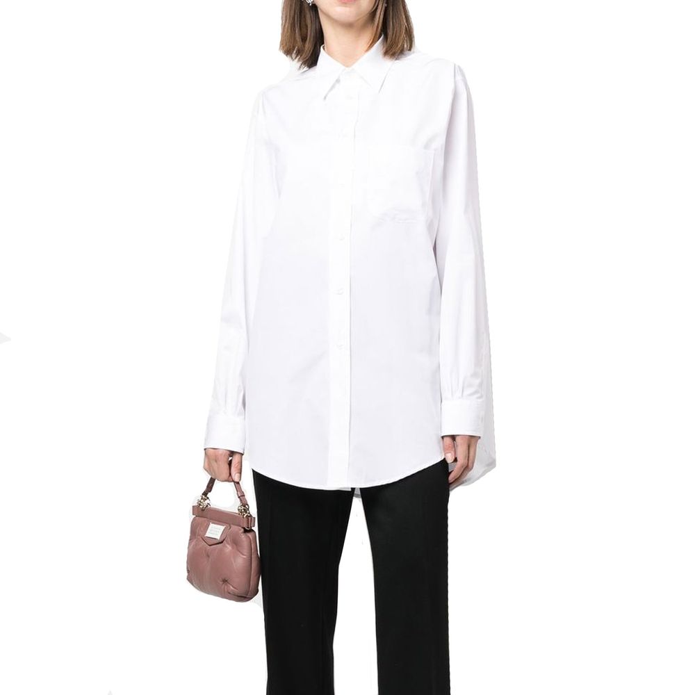 White Cotton Dress Shirt