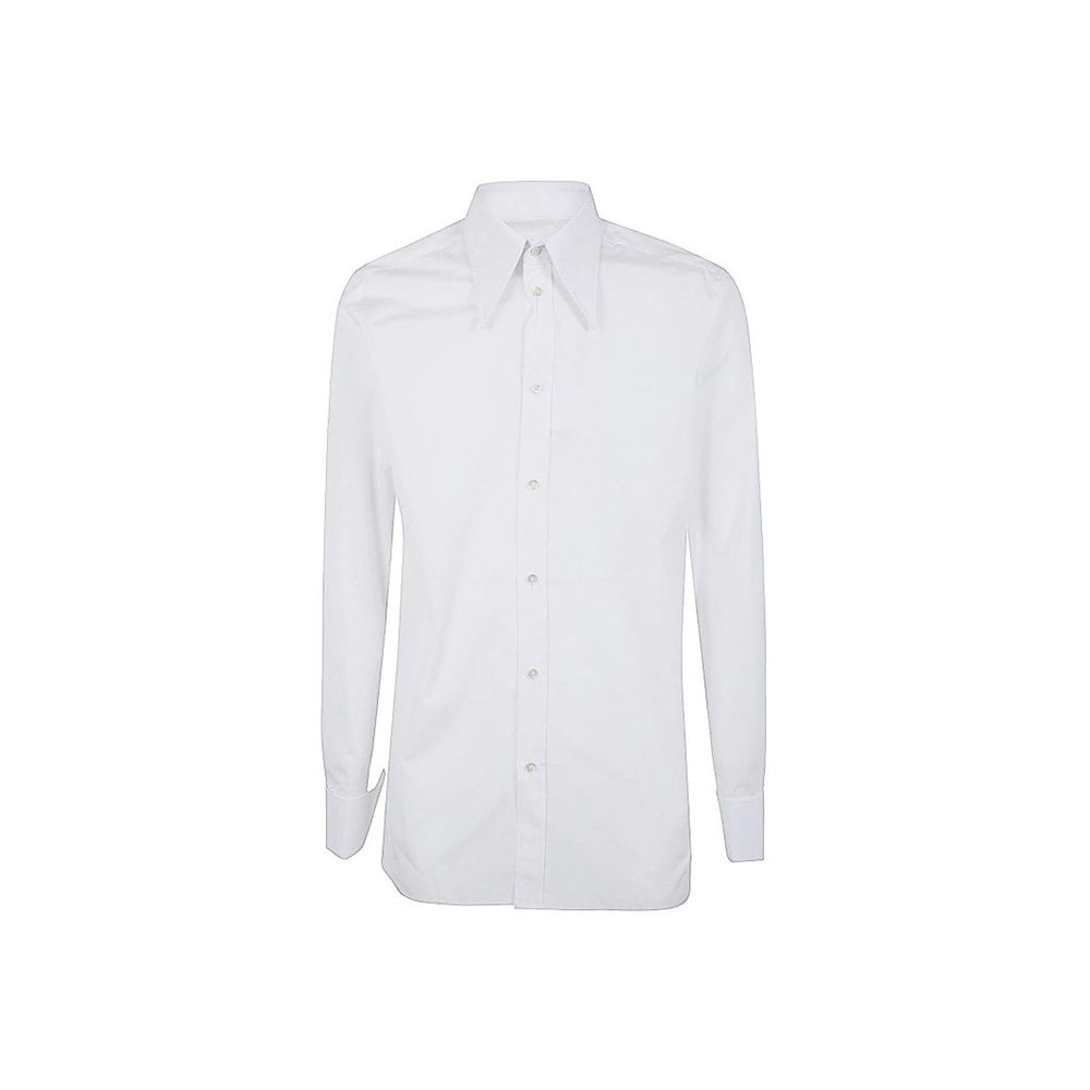 White Cotton Dress Shirt