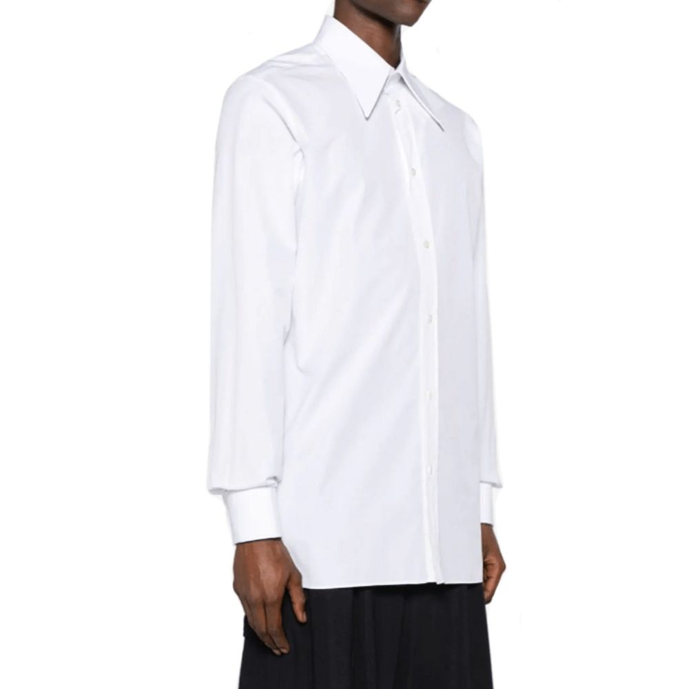 White Cotton Dress Shirt