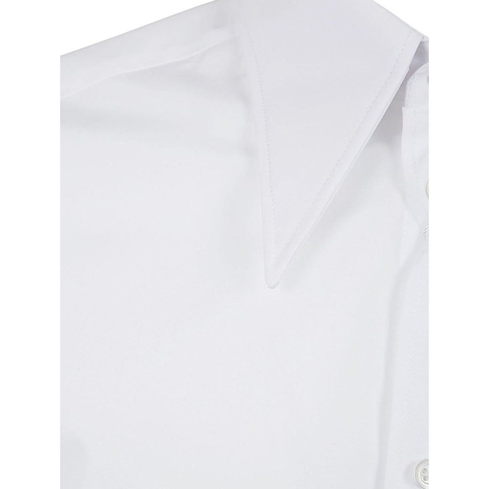 White Cotton Dress Shirt