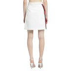 White Polyester Skirt