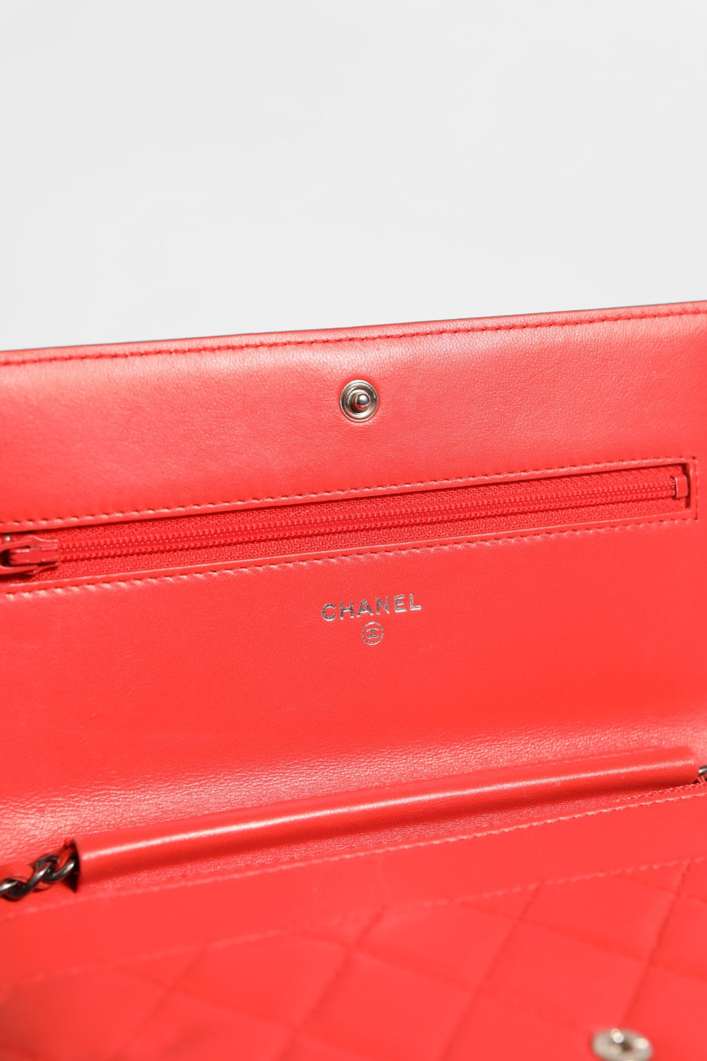 Chanel Boy Wallet on Chain Red Lambskin