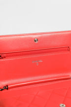 Chanel Boy Wallet on Chain Red Lambskin