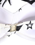 White Millennials Star Padded Bandeau Underwear