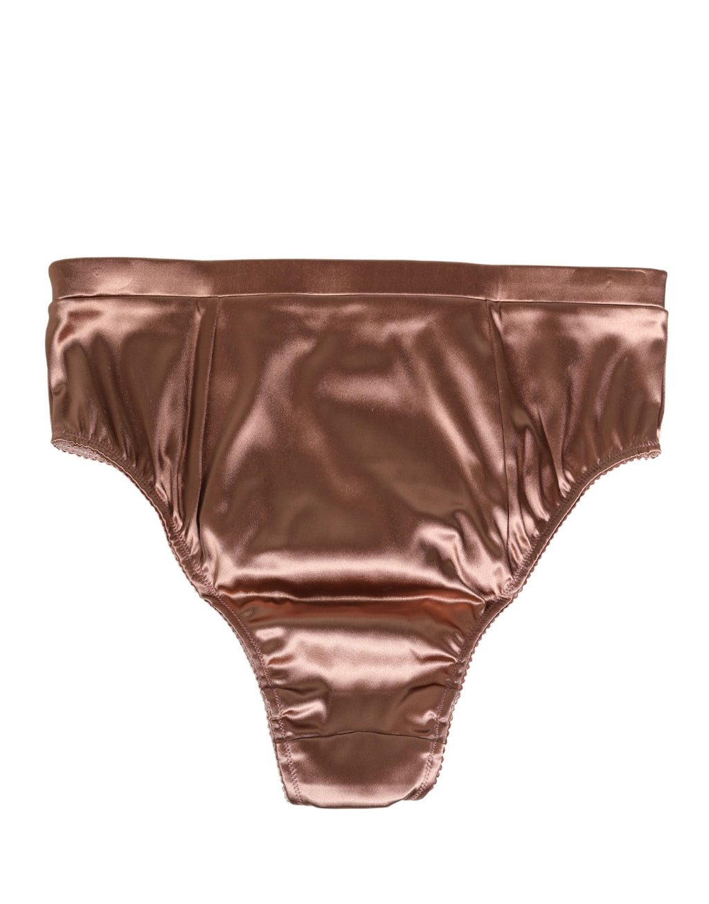 Brown Silk Satin Lingerie Panty Brief Underwear