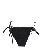 Black Tie-Side Bikini Bottom Swimsuit Swimwear