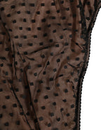 Black Beige Polka Dot Butterfly Brief Underwear