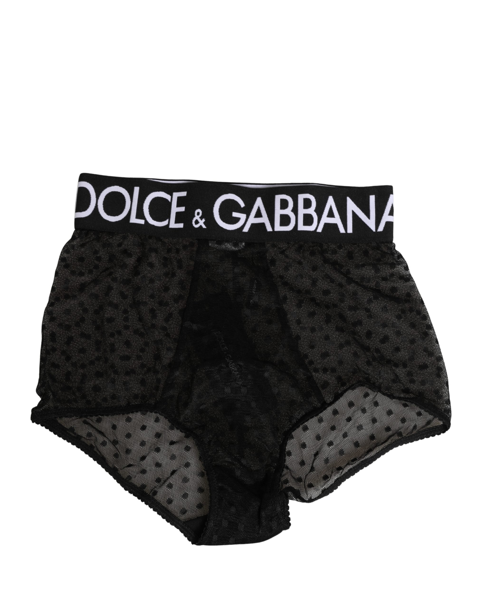Black Logo Girdle High Waist Panty Underwear