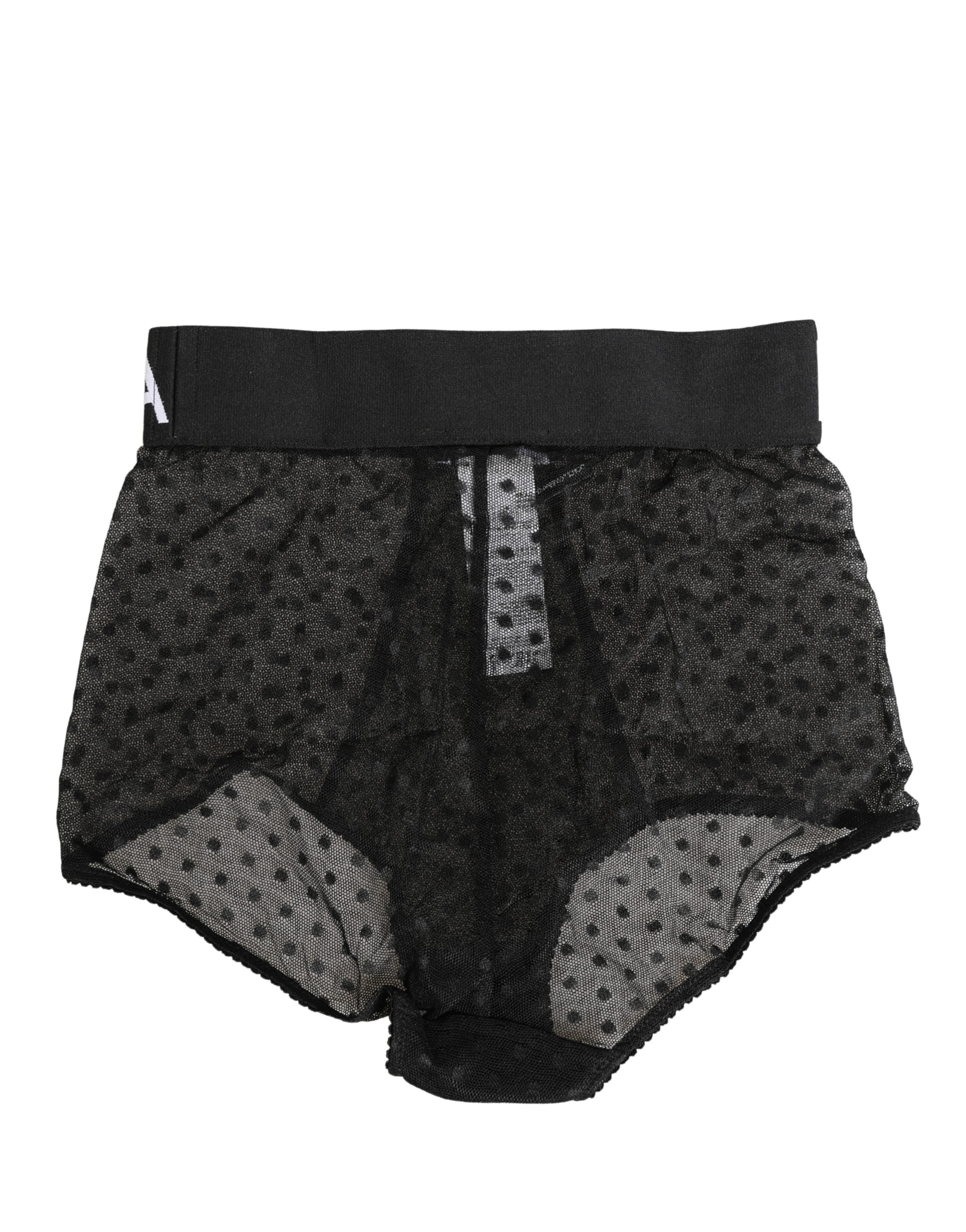 Black Logo Girdle High Waist Panty Underwear