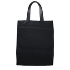Black Linen Shoulder Bag