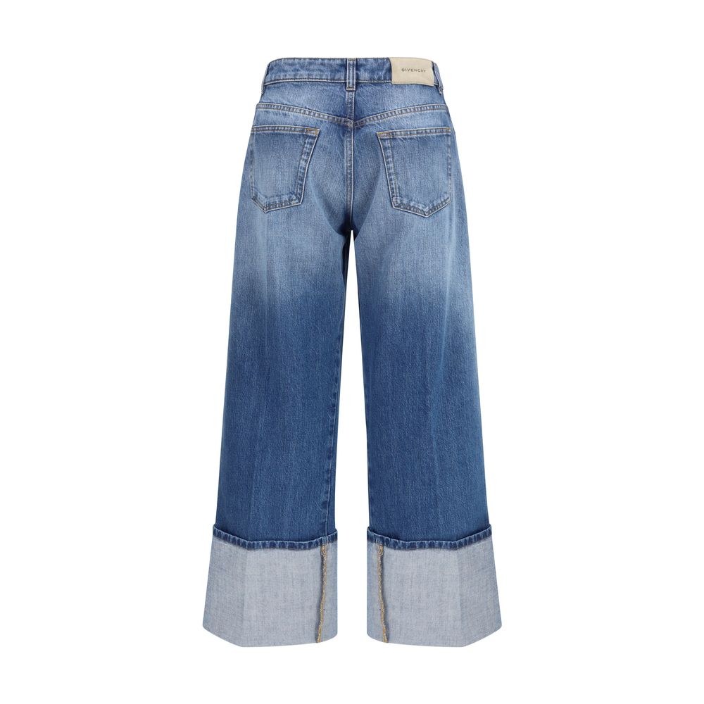 Blue Cotton Jeans Denim