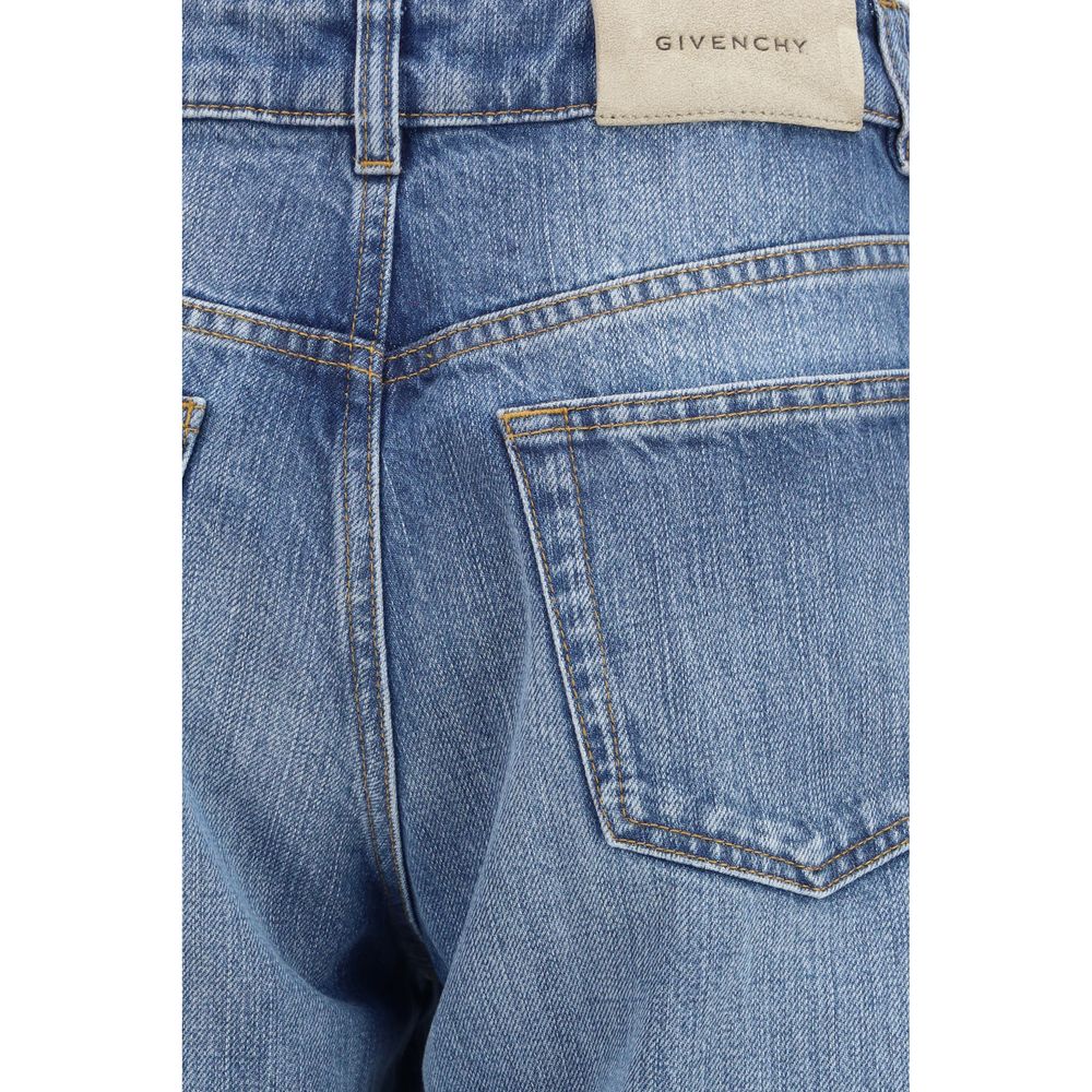 Blue Cotton Jeans Denim