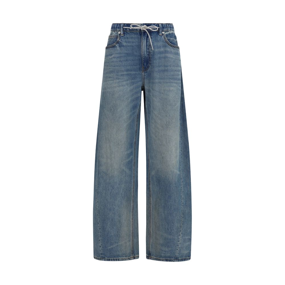Blue Cotton Jeans Denim
