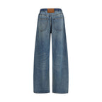 Blue Cotton Jeans Denim
