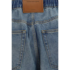 Blue Cotton Jeans Denim
