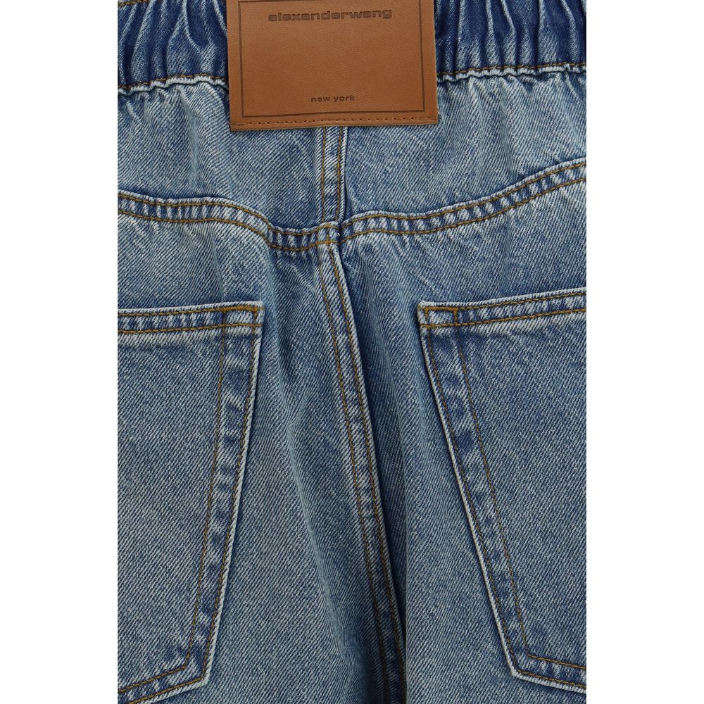 Blue Cotton Jeans Denim