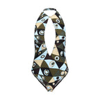 Bicolor Polyamide One-Piece Swimsuit