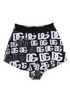 Black White DG Logo Waistband Girdle Underwear