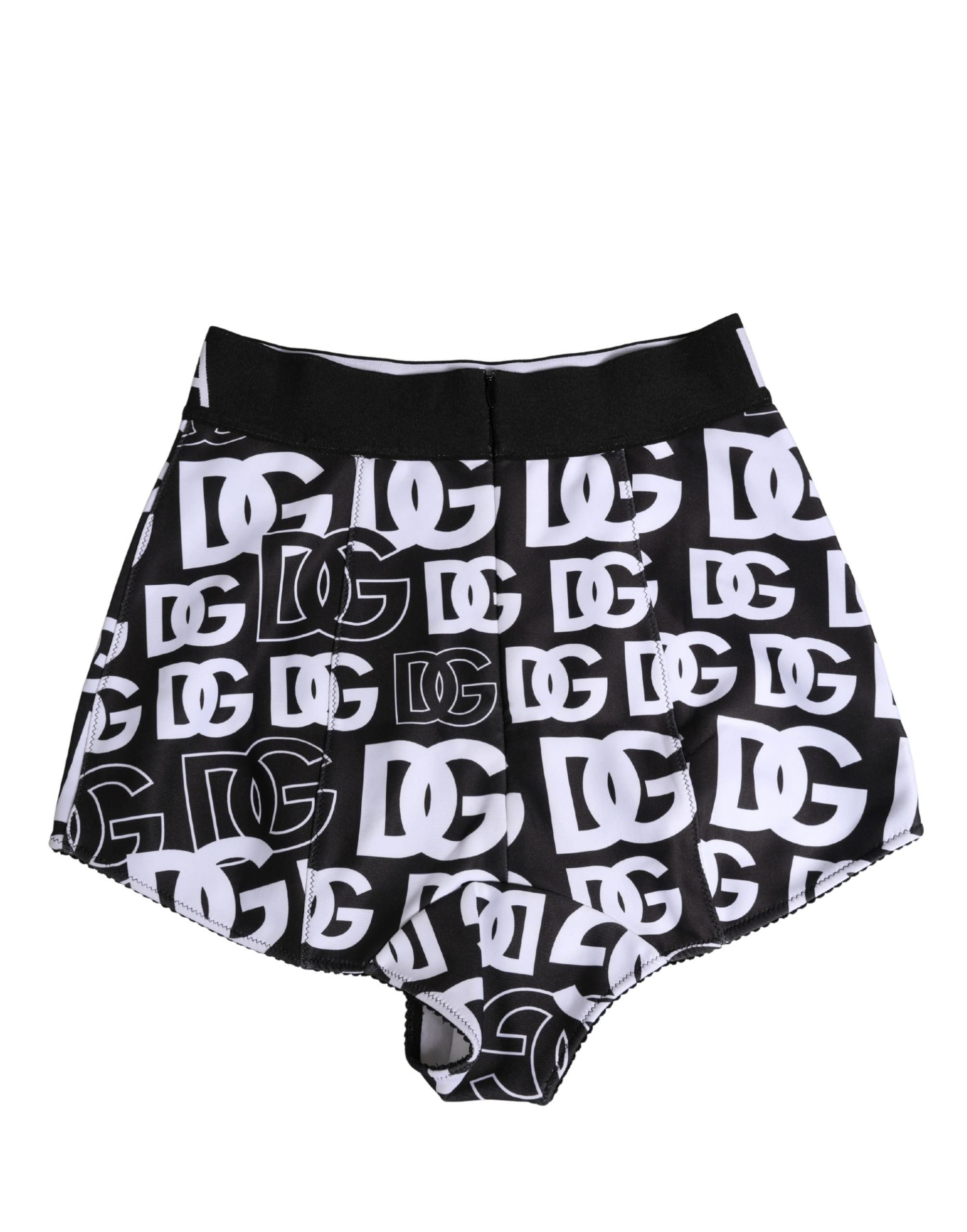 Black White DG Logo Waistband Girdle Underwear