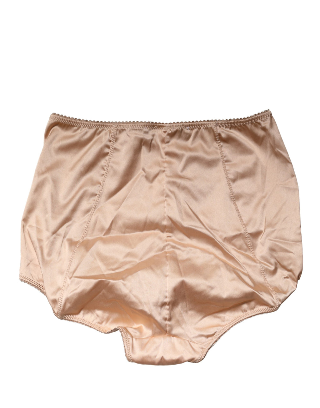 Beige Silk Blend High Waist Girdle Panty Underwear
