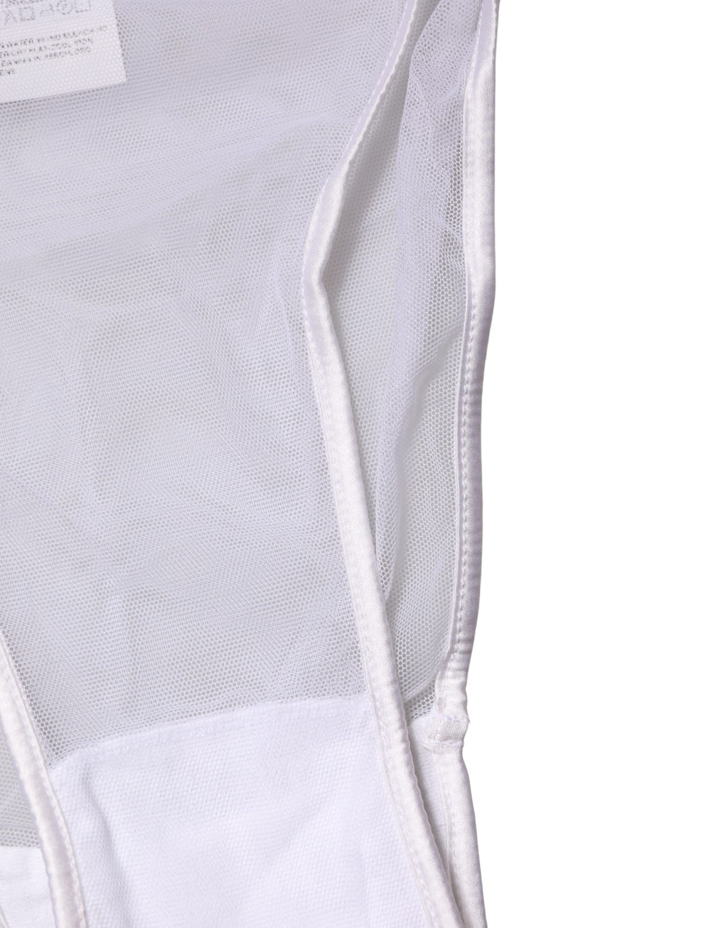 White Sheer Silk Stretch High Brief Underwear